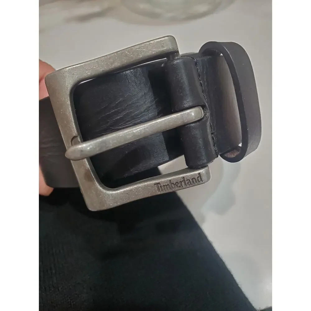 Timberland Beenie And Leather Belt Size 38